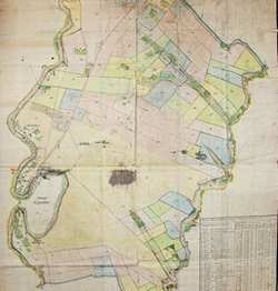 План передмість Кам'янця-Подільського. 1821 рік.