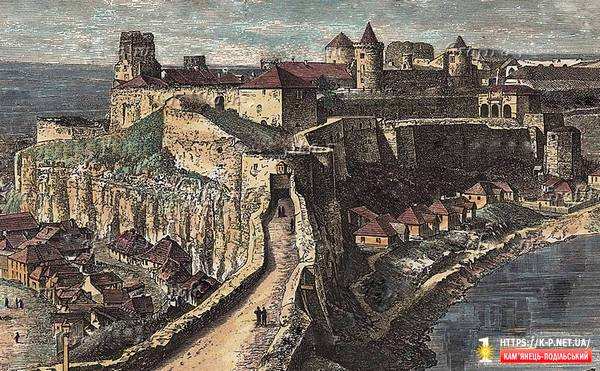 Гравюра-малюнок фортеці Анрі Теофіль-Тейлор