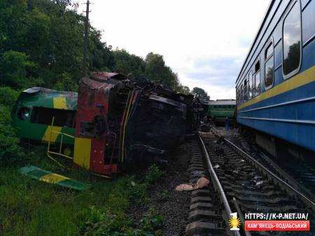 Зіштовхнутиль поїзди біля Кам`янця