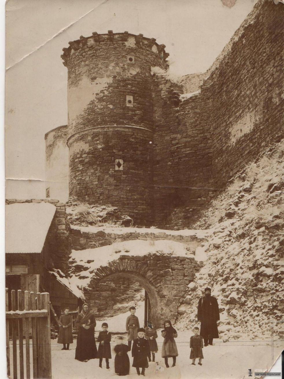 Тенчинська башта - історичне фото Ролле