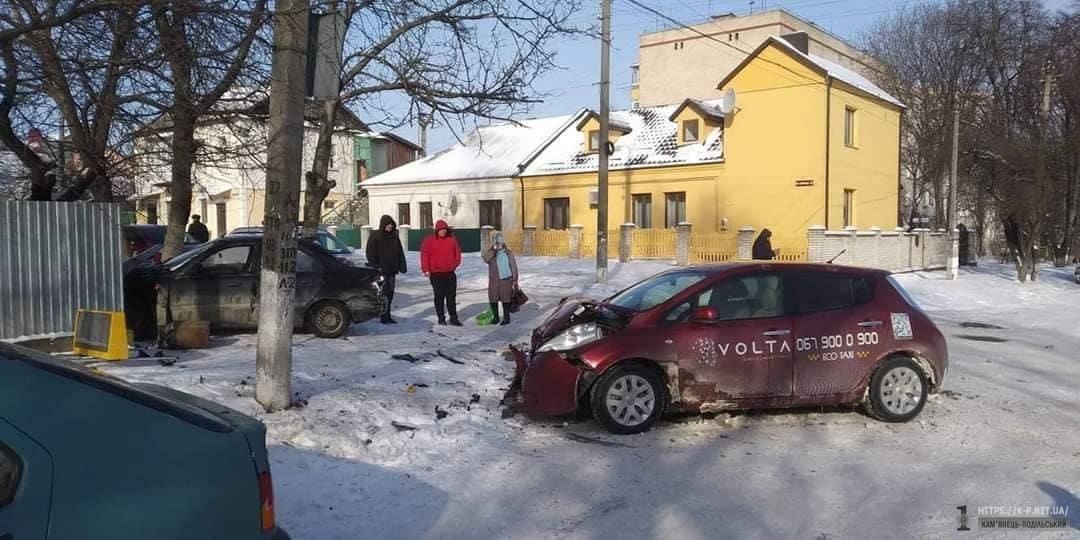 1-ша ДТП електромобіля