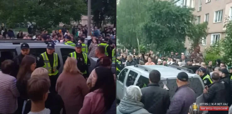 ТЦК наїхало на бабусю та хотіло втекти