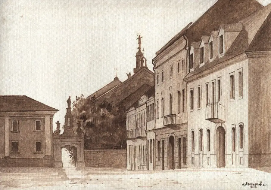 Дмитро Бабюк малює Камянець-Подільський