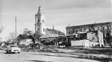 Дзвінниця костелу святого Миколая монастиря домініканів. 1958 рiк