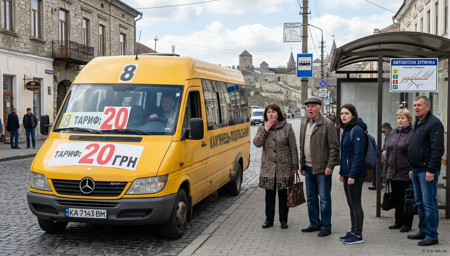 Ціни на маршрутки зросли до 20 грн