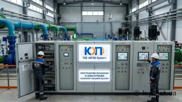 Електрощитове обладнання, шафи керування насосними станціями під ключ від ТОВ «ЮГОВ-Проект».