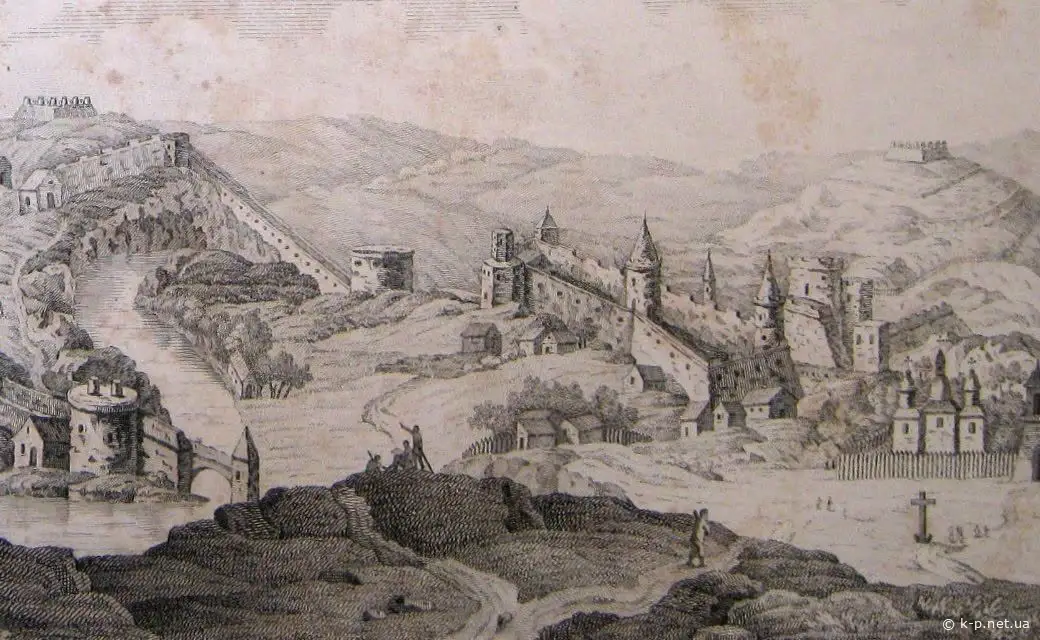 Фрагмент гравюри Єлисея Івановича Кошкіна 1794 року