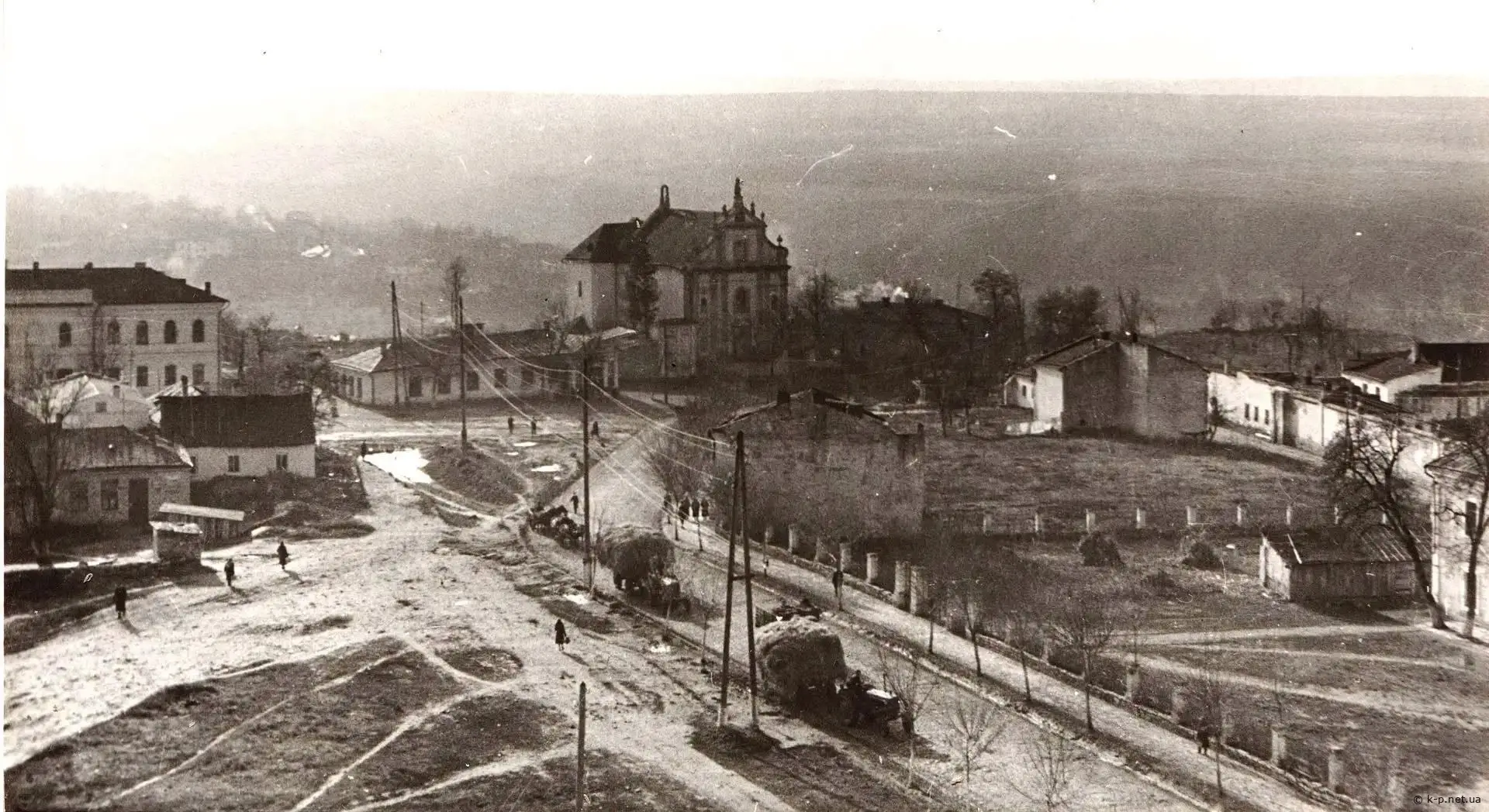 Вулиця Урицького у Кам'янці-Подільському у середині 1950-х.