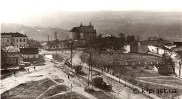 Вулиця Урицького у Кам'янці-Подільському у середині 1950-х.