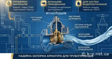 Задвижка чугунная 30ч6бр фланцевая