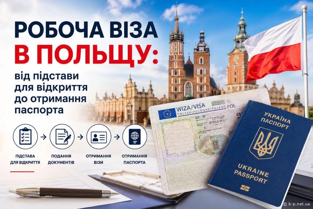 Робоча віза в Польщу: від підстави для відкриття до отримання паспорта